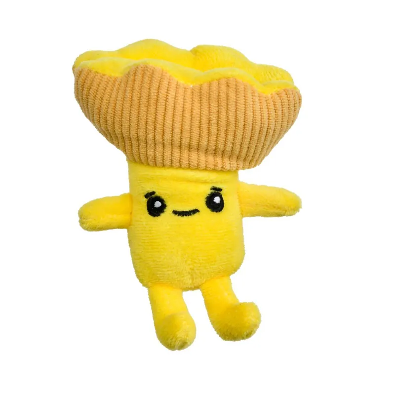 Little&Bigger Mushroom Love Kantarell Mjuk Hundleksak 14 cm - Ny lansering