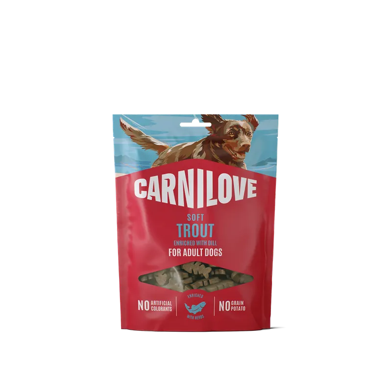 Carnilove Dog Soft Snack Trout & Dill hundgodis 200 g | Bra pris