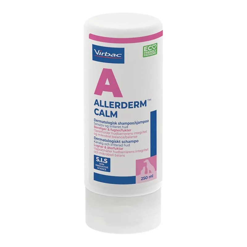 Virbac Allerderm Calm Schampo för Hund & Katt 250 ml | Expressleverans