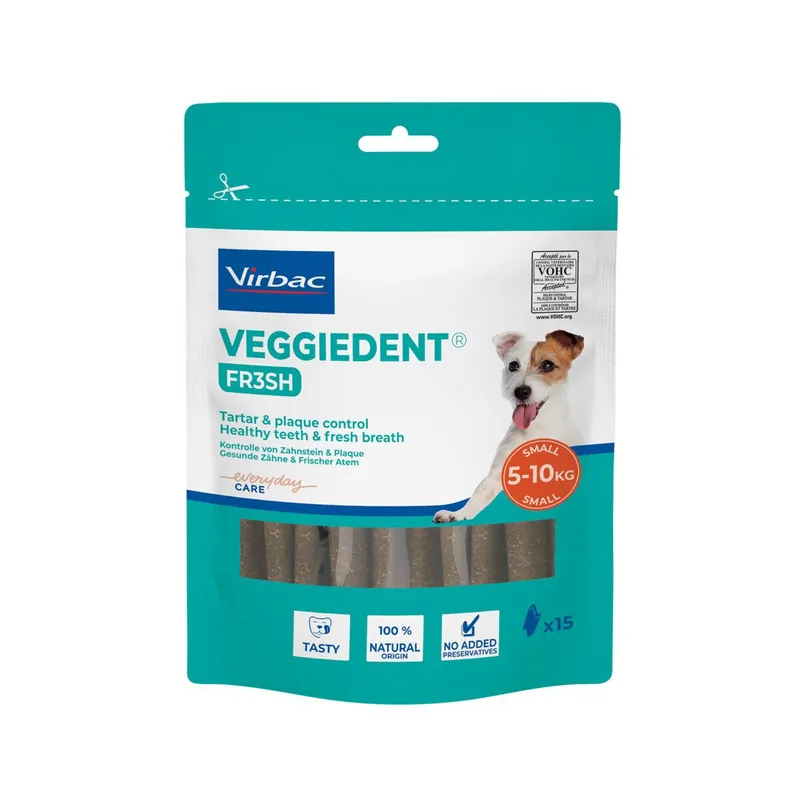 Nytt lägre pris | Virbac VeggieDent Fr3sh S 15-pack