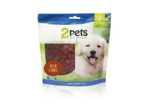 2Pets Dogsnack Hjortkuber 400g - Kanonerbjudande