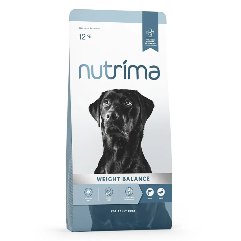 Väl omtyckt - Nutrima Dog Adult Weight Balance Fish & Duck Torrfoder till Hund