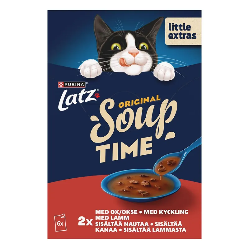 Efterfrågad - Latz Soup Farm Selection Köttsoppa till Katt 6x48 g