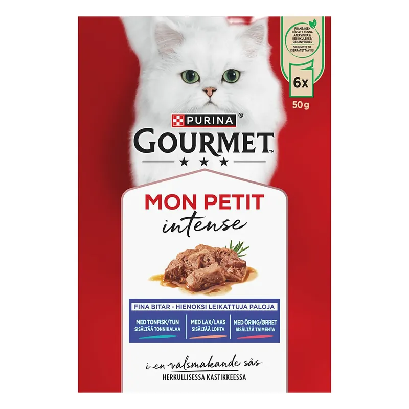 Spara mer - Gourmet Mon Petit Fish Selection Våtfoder till Katt 6x50 g