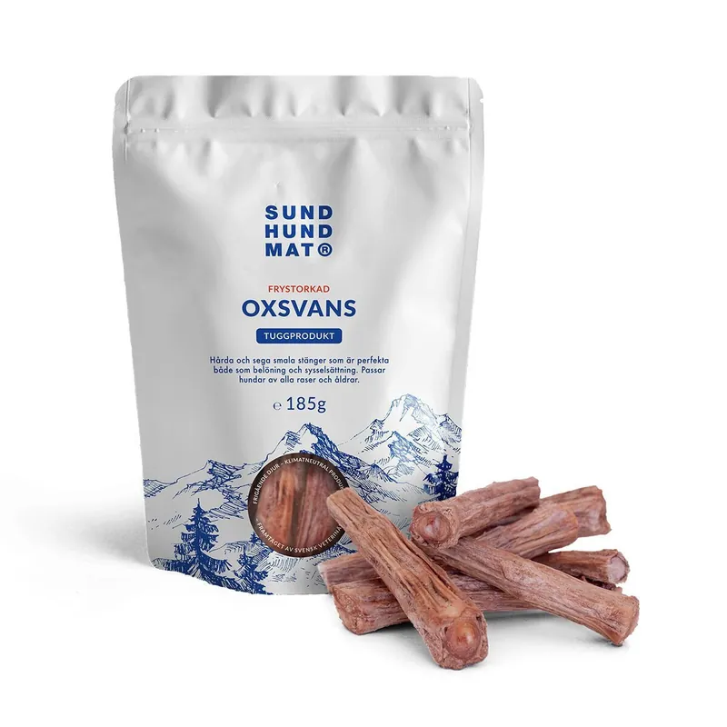 Erbjudande - Sund Hundmat Frystorkad Oxsvans 185g