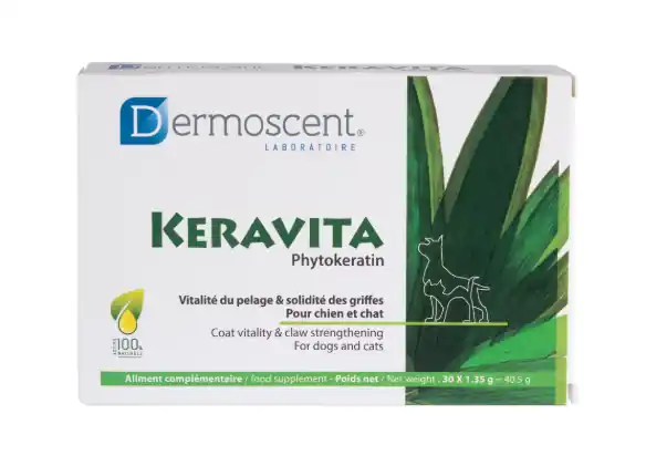 Keravita® Tuggtabletter för hud & päls - 30 tabletter | Nytt hos oss