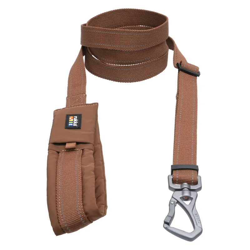 Bra pris just nu | Rukka Puff Hundkoppel Brun 120-200 cm