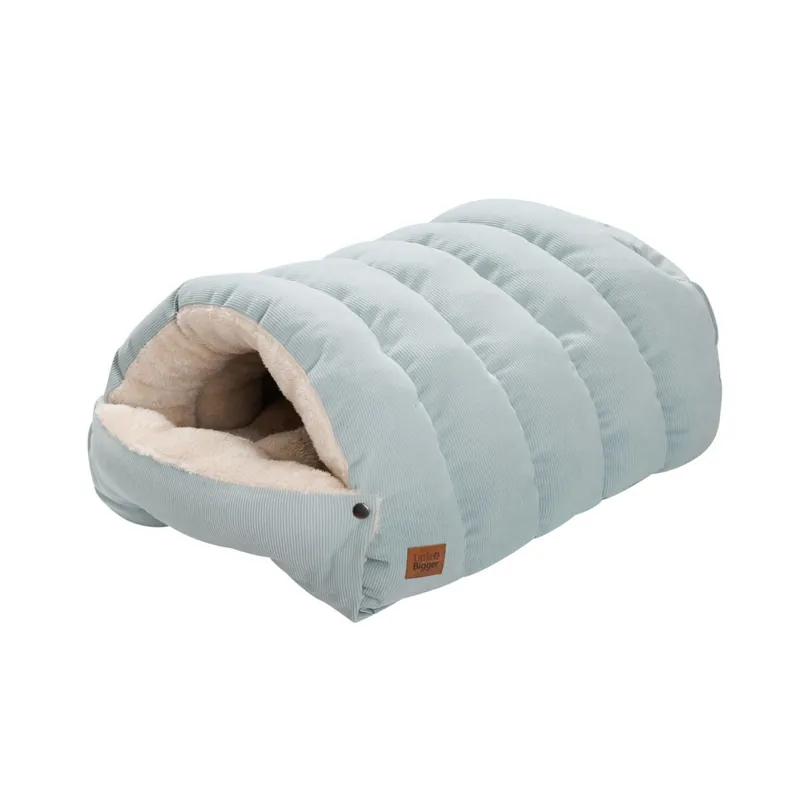Begränsat antal | Little&Bigger Snuggly Kattigloo i Manchester Blå
