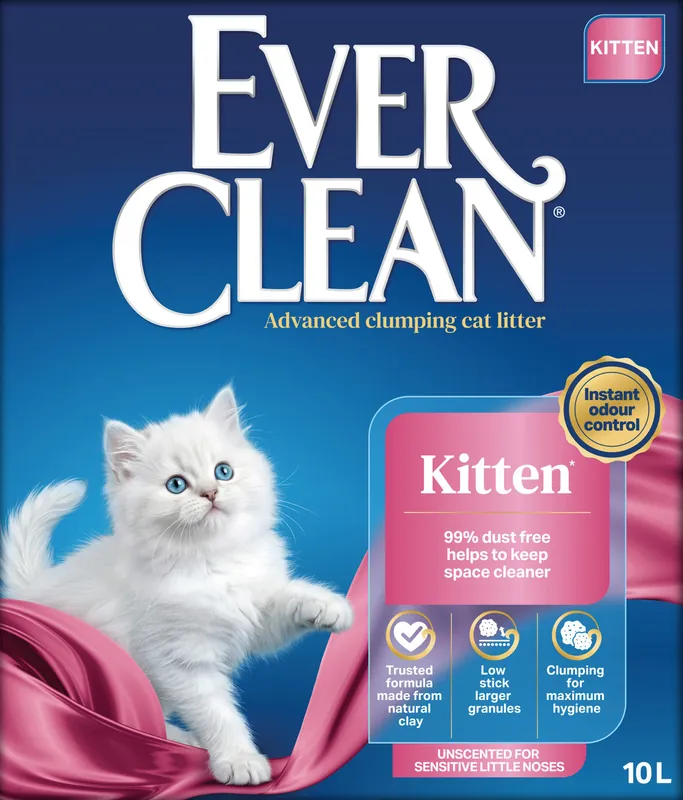Ever Clean Kitten Kattsand - 10 L | Försäljningssuccé
