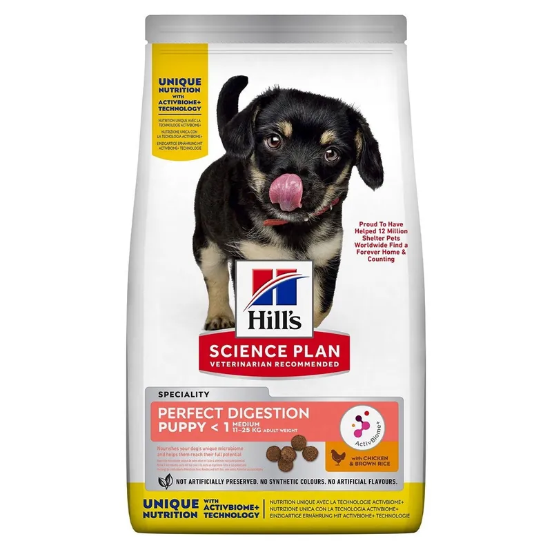 Missa inte erbjudandet | Hills Science Plan Puppy Medium Perfect Digestion Chicken