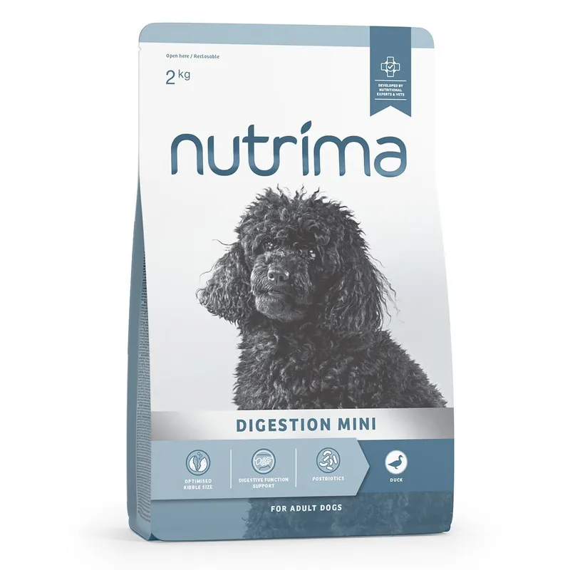 Nutrima Dog Adult Digestion Mini Duck Torrfoder till Hund | Sista dagarna