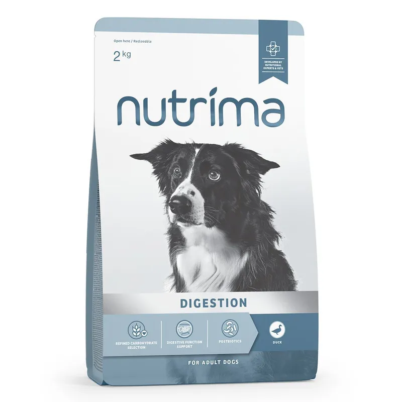 Nutrima Dog Adult Digestion Duck Torrfoder till Hund | Finns att beställa