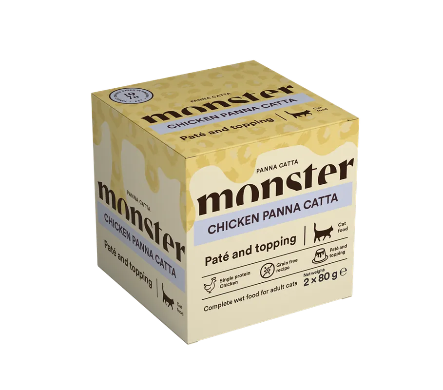 Monster Cat Panna Catta Chicken 2-pack 80 g | Slutrea