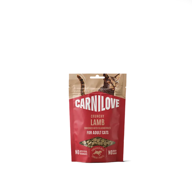 Lågt pris - Carnilove Cat Crunchy Snack Lamb & Blackberries kattgodis 50 g
