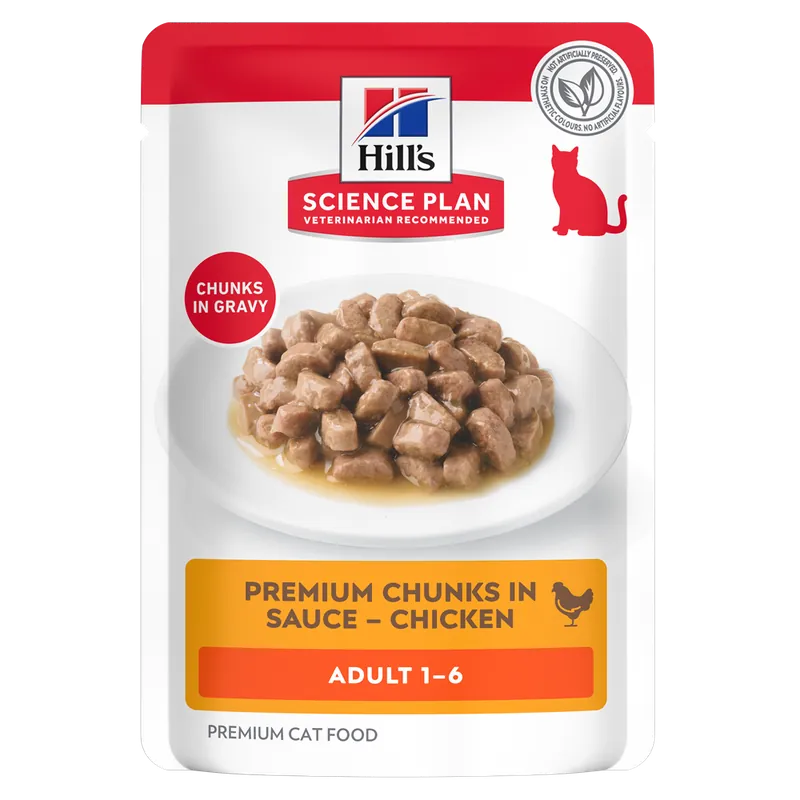 Rea | Hills Science Plan Feline Adult Chicken 12x85 g