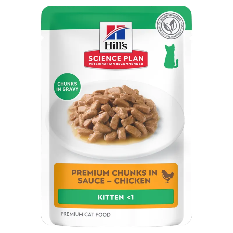 Hög kvalitet | Hills Science Plan Kitten Chicken 12x85 g