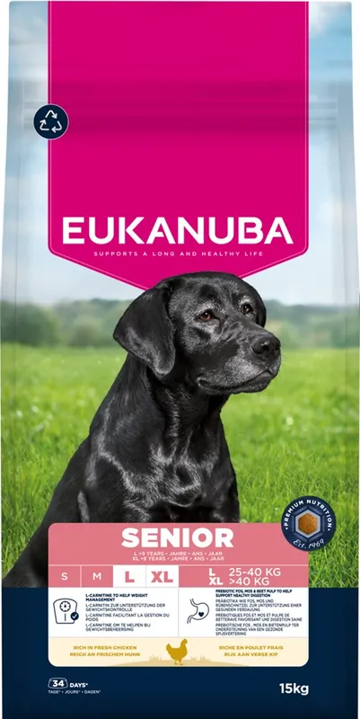 Begränsat lager - Eukanuba Dog Senior Large 15 kg