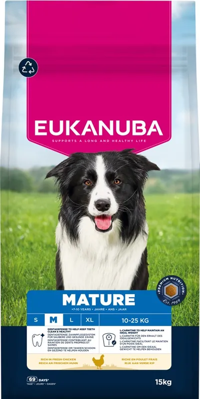Rabatt | Eukanuba Dog Mature Medium 15 kg