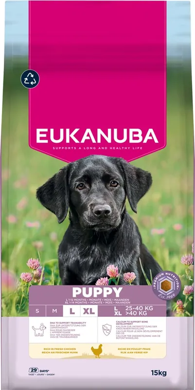 Fynd | Eukanuba Dog Puppy Large Chicken 15 kg