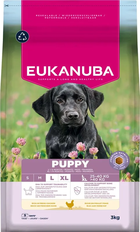 Bästa pris - Eukanuba Dog Puppy Large Chicken 3 kg