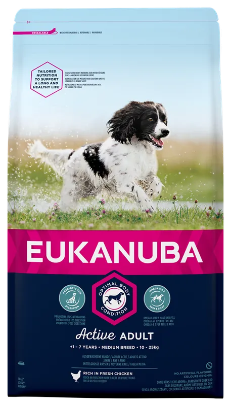 Eukanuba Dog Adult Medium 3 kg | Efterfrågad