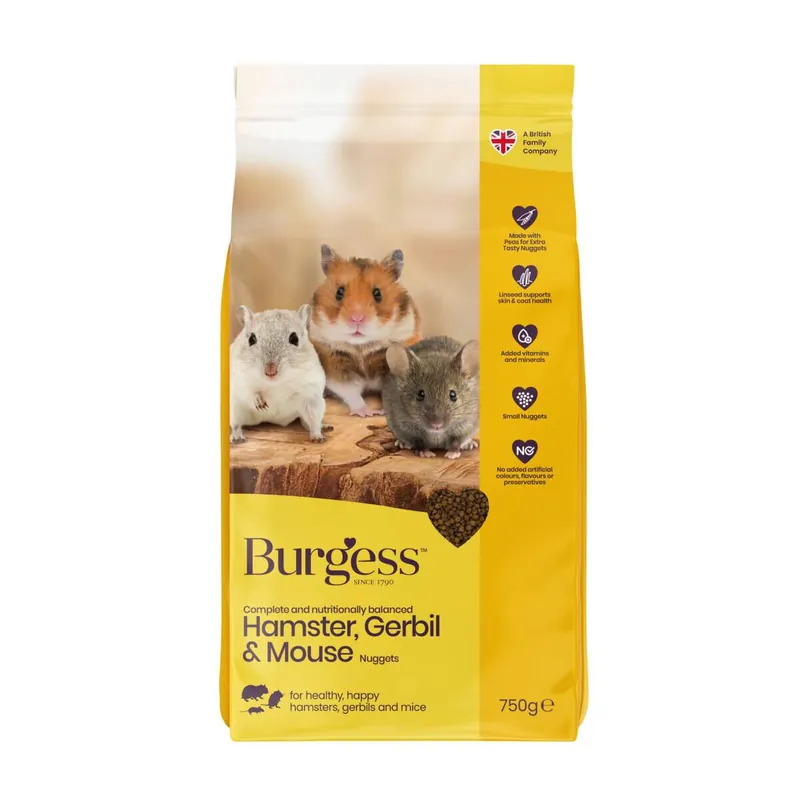 Burgess Hamster, Gerbil & Mouse 750 g | Rea