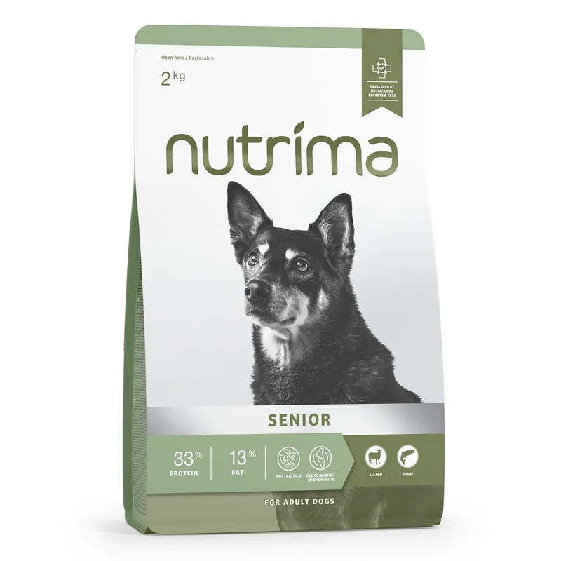 Nyhet | Nutrima Dog Senior Lamb & Fish Torrfoder till Hund