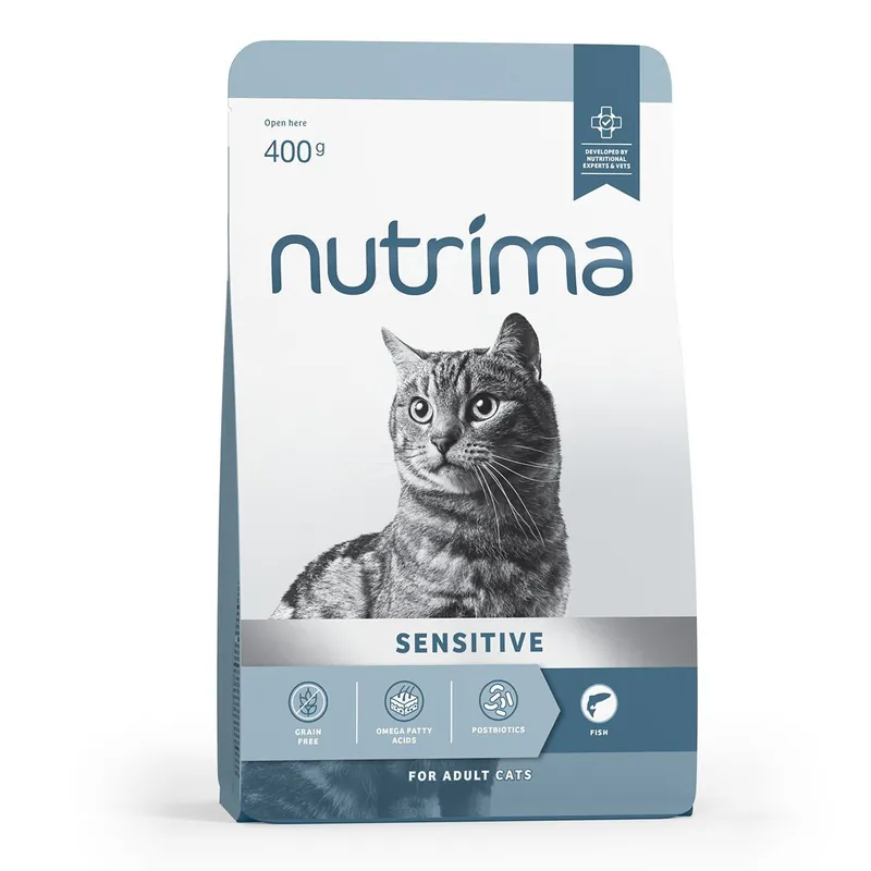 Nutrima Cat Adult Sensitive Fish Torrfoder till Katt - Bästsäljare
