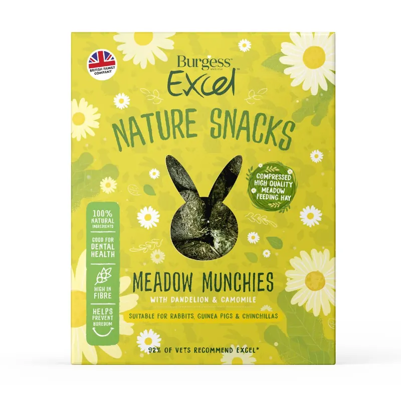 Burgess Excel Meadow Munchies 1kg | Lågt pris