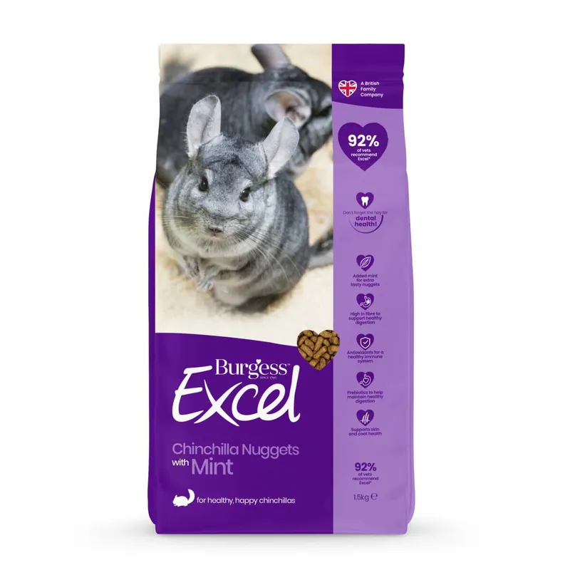 Burgess Excel Chinchilla 1,5 kg - Skynda dig