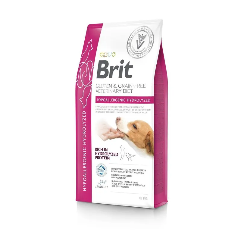 Bästa pris - Brit Veterinary Diet Dog Hypoallergenic Hydrolyzed Veterinärfoder till Hund