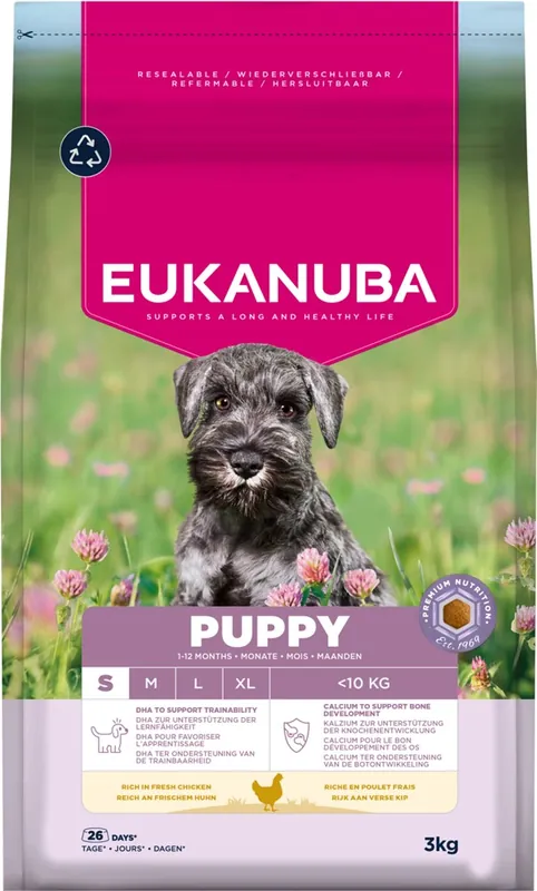 Spara nu | Eukanuba Dog Puppy Small 3 kg