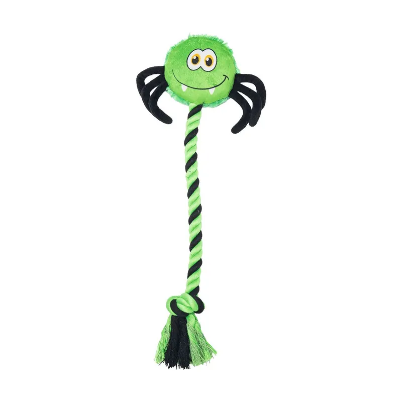 Beställ idag - Beeztees Halloween Spindel med Rep Hundleksak 46 cm