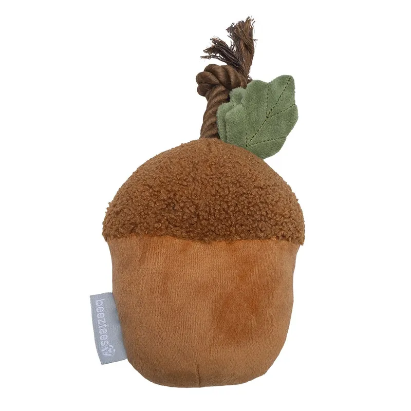 Favorit - Beeztees Ekollon med Rep Hundleksak 24 cm