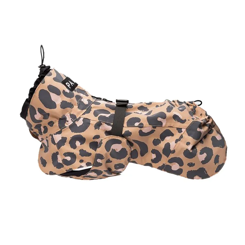 Beställ direkt - PAIKKA Visibility Regnjacka till Hund Leopard