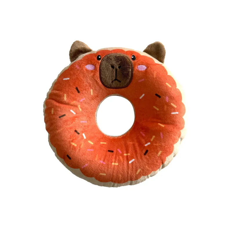 Bra pris - Bark-A-Boo Pumpkin Spice Kapybara Donut Hundleksak 21 cm