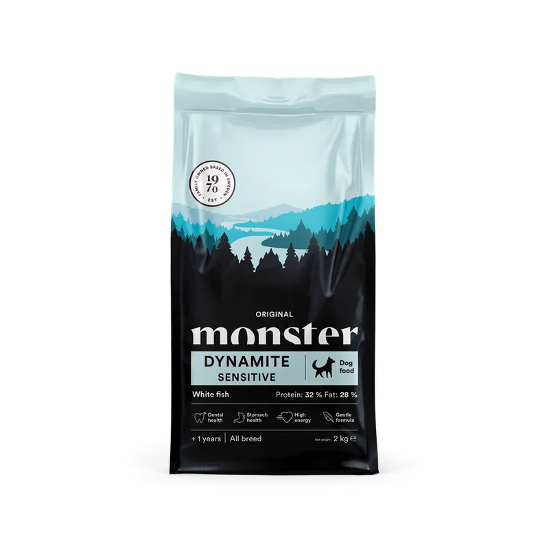 Extra bra pris | Monster Dog Original Dynamite Sensitive 2 kg
