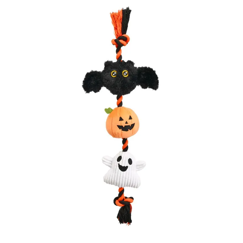 Rabatt - Little&Bigger Happy Halloween Figurer på Rep Hundleksak 47 cm