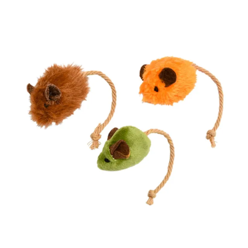 Trygg betalning - Little&Bigger Autumn Vibes Mini-möss Kattleksaker 3-pack