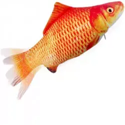Klar att skickas | INF Interaktiv kattleksak Sprattlande Fisk Orange