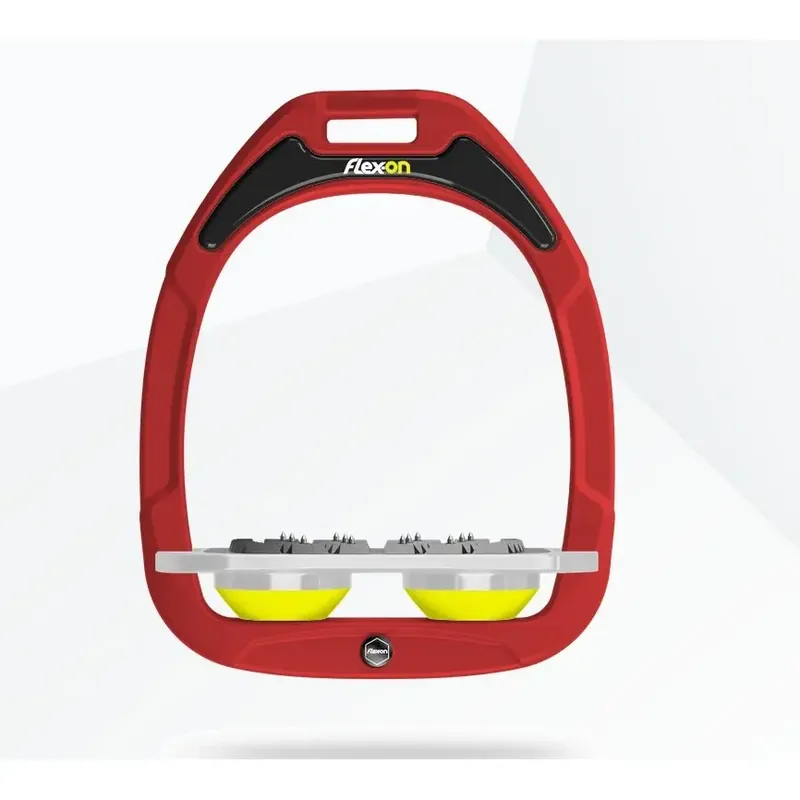 Platta stigbygel Ultra Grip Röd/Grå/Gul Flex-On Green Composite | Snabb leverans
