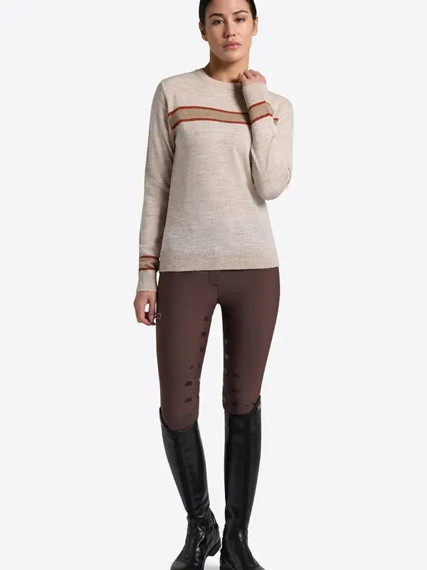 Wool Blend Crew Neck Sweater Sandshell | Sista dagarna