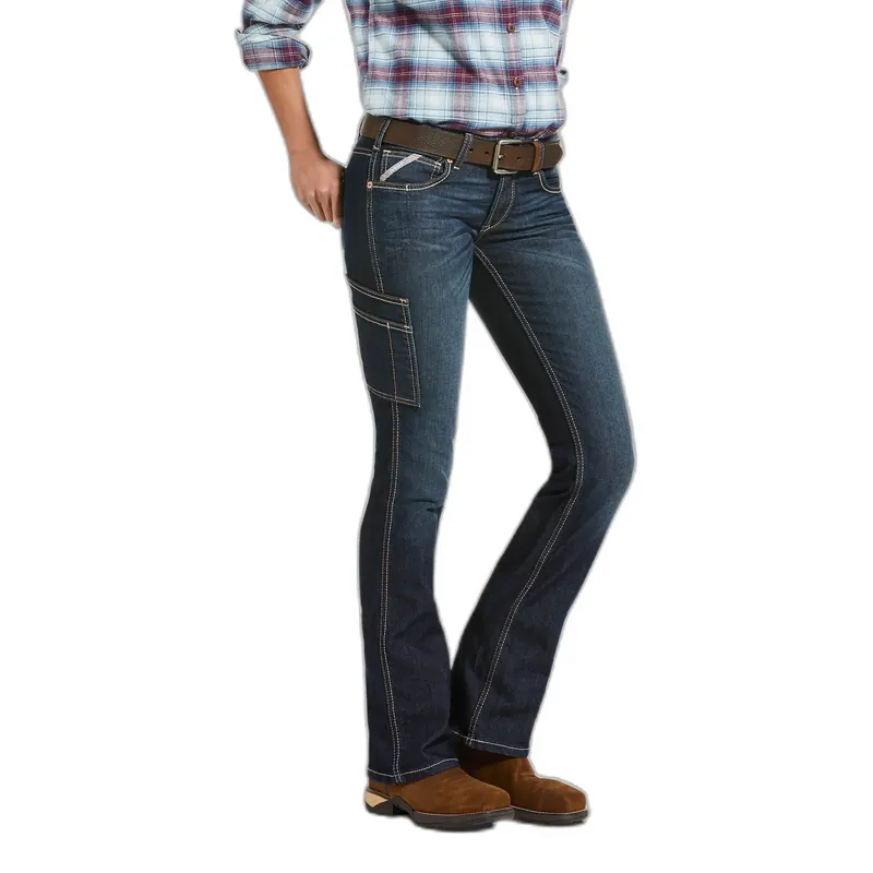 Finns att beställa | Jeans med utsvängt ben för kvinnor Ariat Rebar DuraStretch