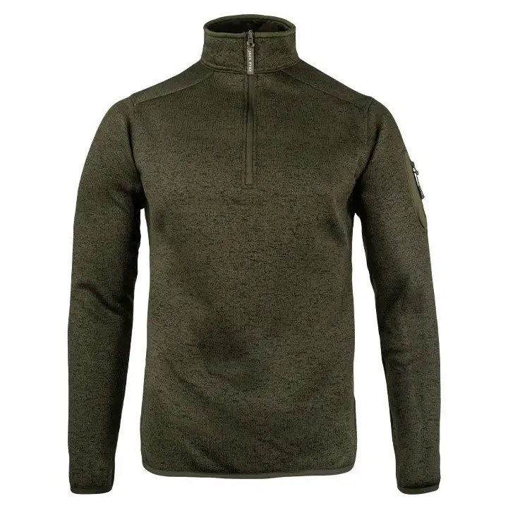 Fleece med 1/4 dragkedja Jack Pyke Melange | Kanonpris