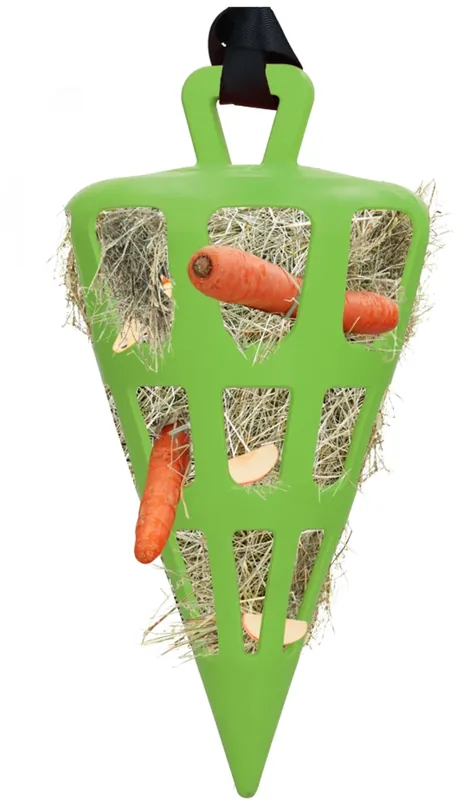 Hömorot ’Hay Slow Feeder Fun & Flex Carrot’ Orange - Mycket efterfrågad