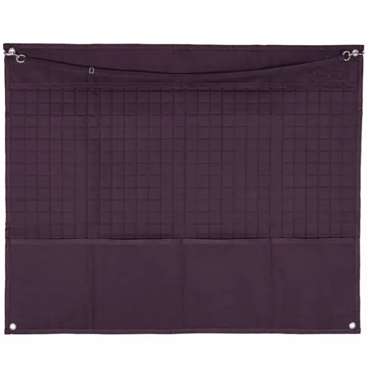 Professionell kvalitet - Boxgardin Quilt Half Vinröd