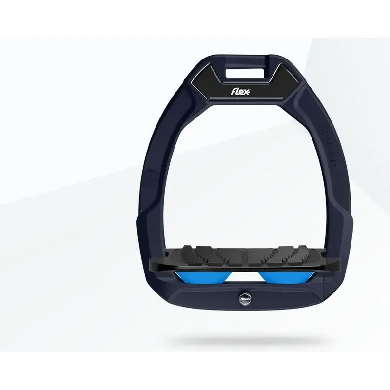 Erbjudandet går snart ut - Säkerhetsstigläppen för ridning Lutande Grip Röd/ Svart/ Blå Flex-On Safe-On