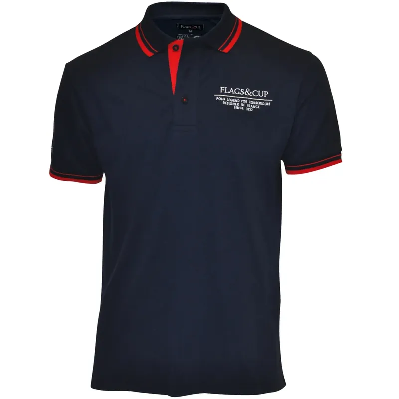 Polotröja för ridsport Flags&Cup Capto - Favorit