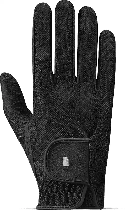 Snabb frakt | Ridhandskar ”Roeck-Grip Lite” svarta 9