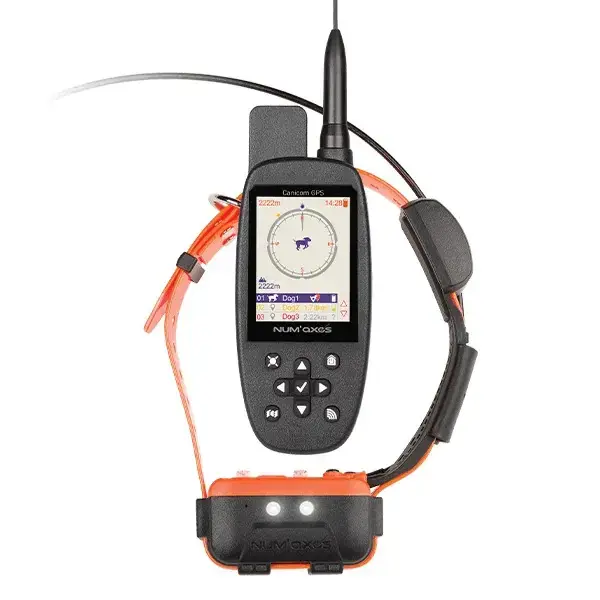 Lokaliseringhalsband med fjärrkontroll Num’axes Canicom GPS 2 - Nytt hos oss